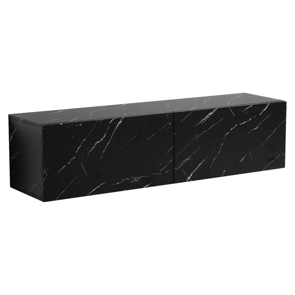 Wohnling Lowboard schwarz Marmor Optik B/H/T: ca. 120x30x30 cm