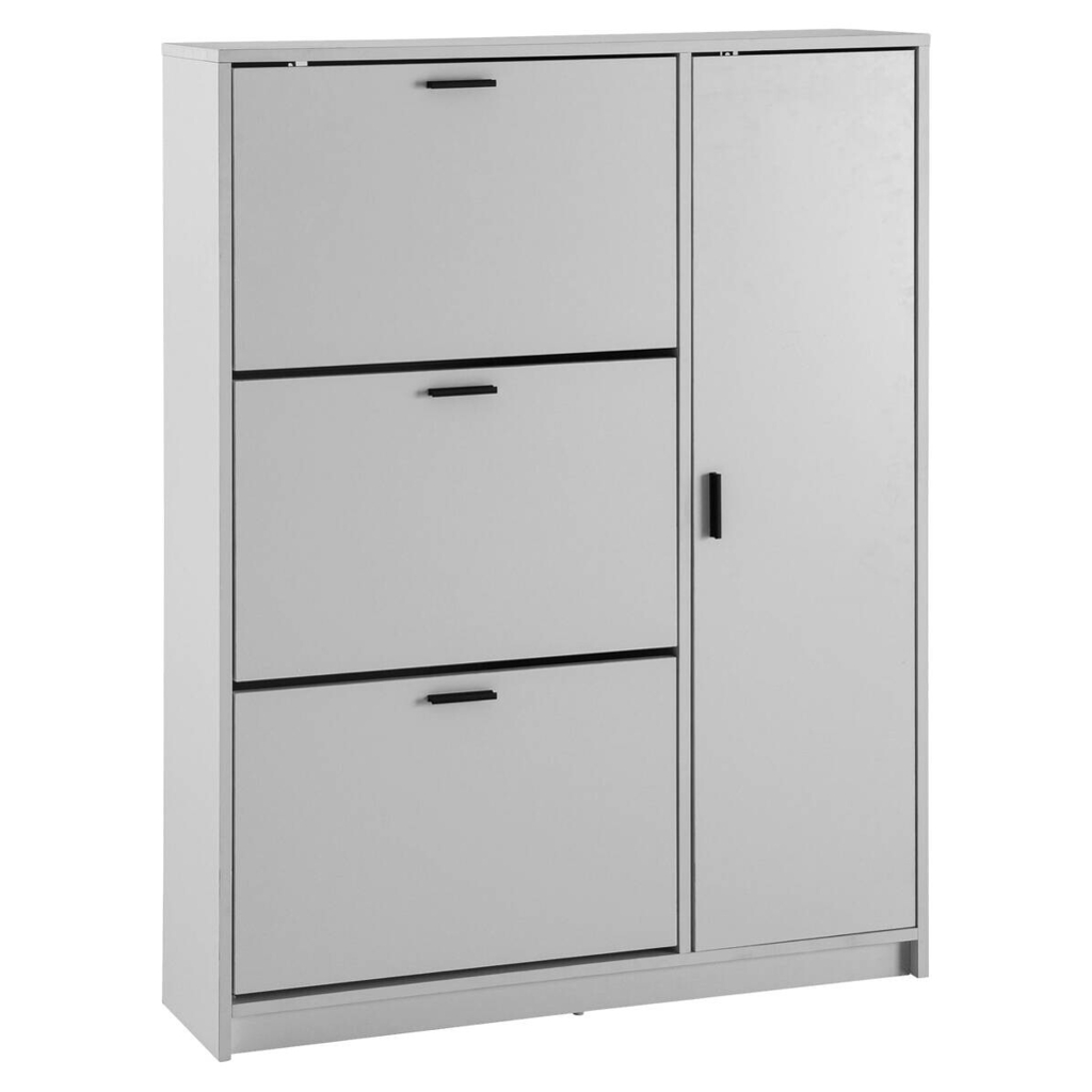 Wohnling Schuhschrank weiß B/H/T: ca. 90x120x24 cm