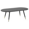 Wohnling Couchtisch schwarz Marmor Optik B/H/T: ca. 120x42x60 cm