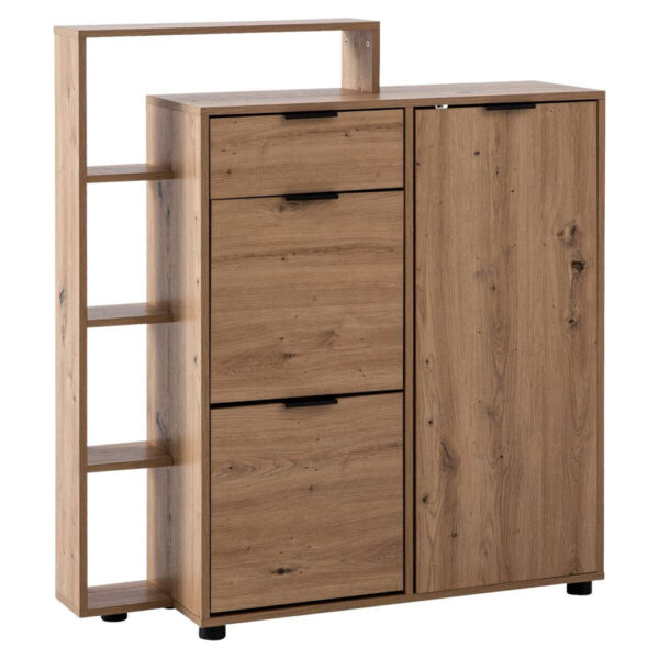 Wohnling Schuhschrank natur Eiche Optik B/H/T: ca. 98x110x30 cm Wohnling Schuhschrank natur Eiche Optik B/H/T: ca. 98x110x30 cm
