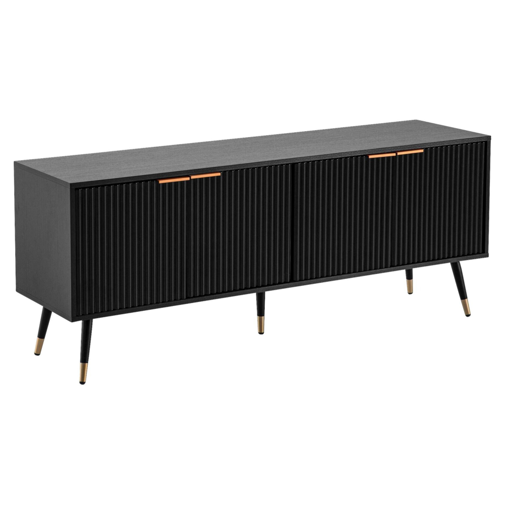Wohnling Lowboard schwarz B/H/T: ca. 150x60x39 cm