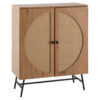 Wohnling Sideboard natur Eiche Optik B/H/T: ca. 80x103x39 cm