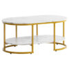 Wohnling Couchtisch weiß Marmor Optik B/H/T: ca. 100x45x60 cm Wohnling Couchtisch weiß Marmor Optik B/H/T: ca. 100x45x60 cm