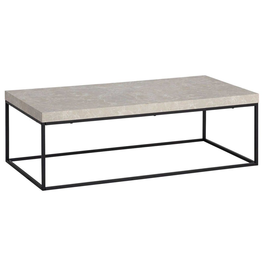 Wohnling Couchtisch Sandgrau B/H/T: ca. 120x38x60 cm