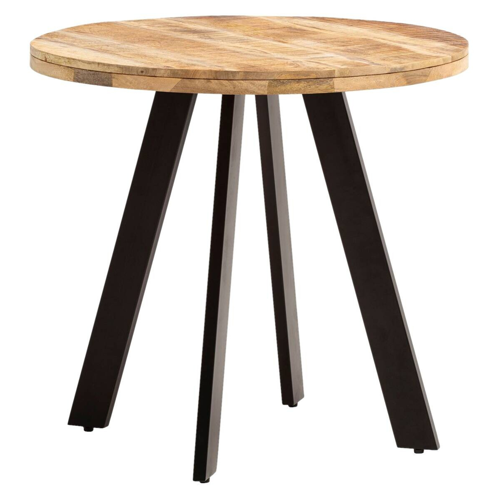 Wohnling Esstisch braun H/D: ca. 75x80 cm