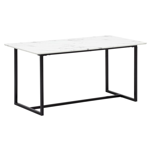 Wohnling Esstisch weiß Marmor Optik B/H/T: ca. 120x76x60 cm