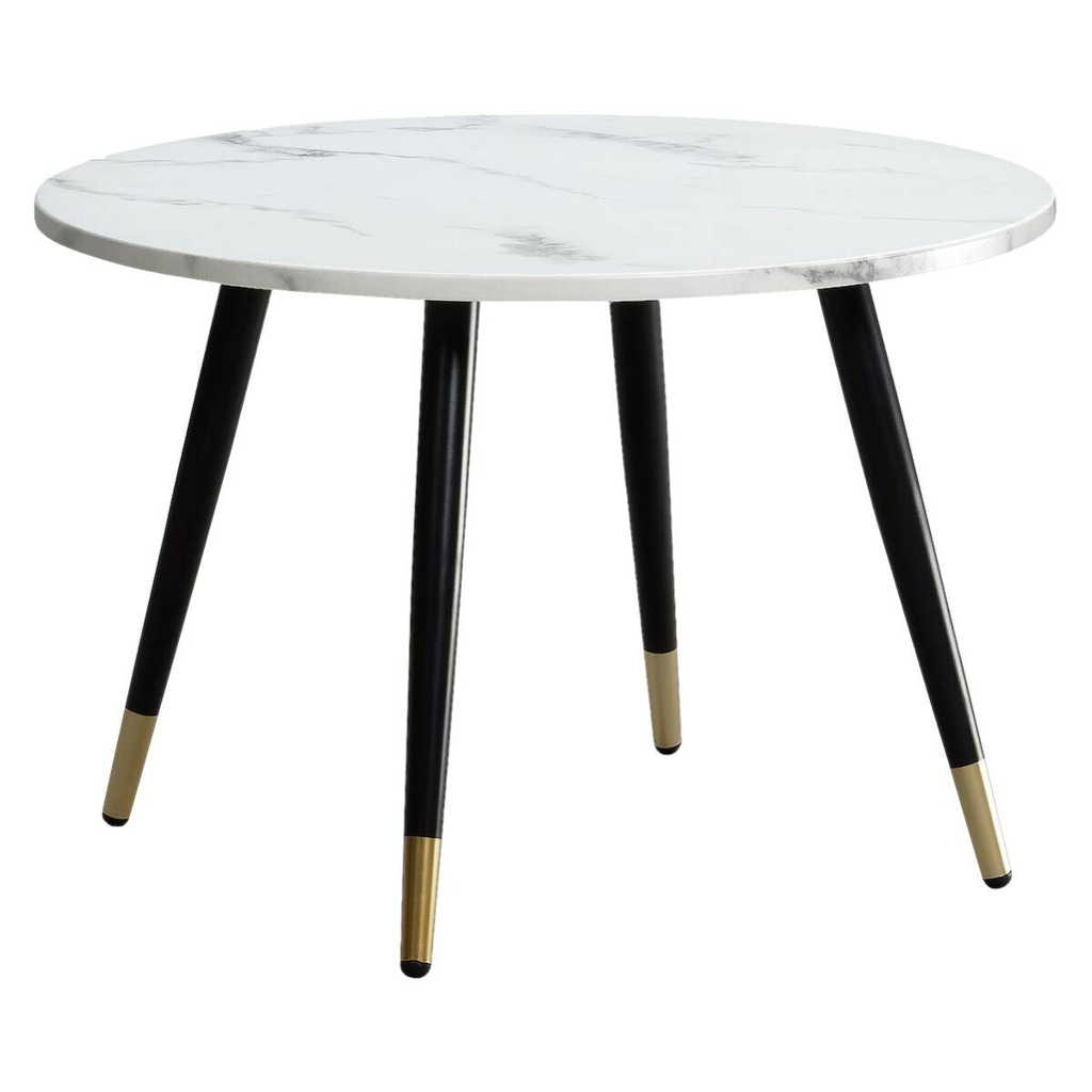 Wohnling Couchtisch weiß Marmor Optik B/H/T: ca. 60x41x60 cm