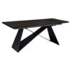 Wohnling Esstisch schwarz Marmor Optik B/H/T: ca. 180x78x95 cm