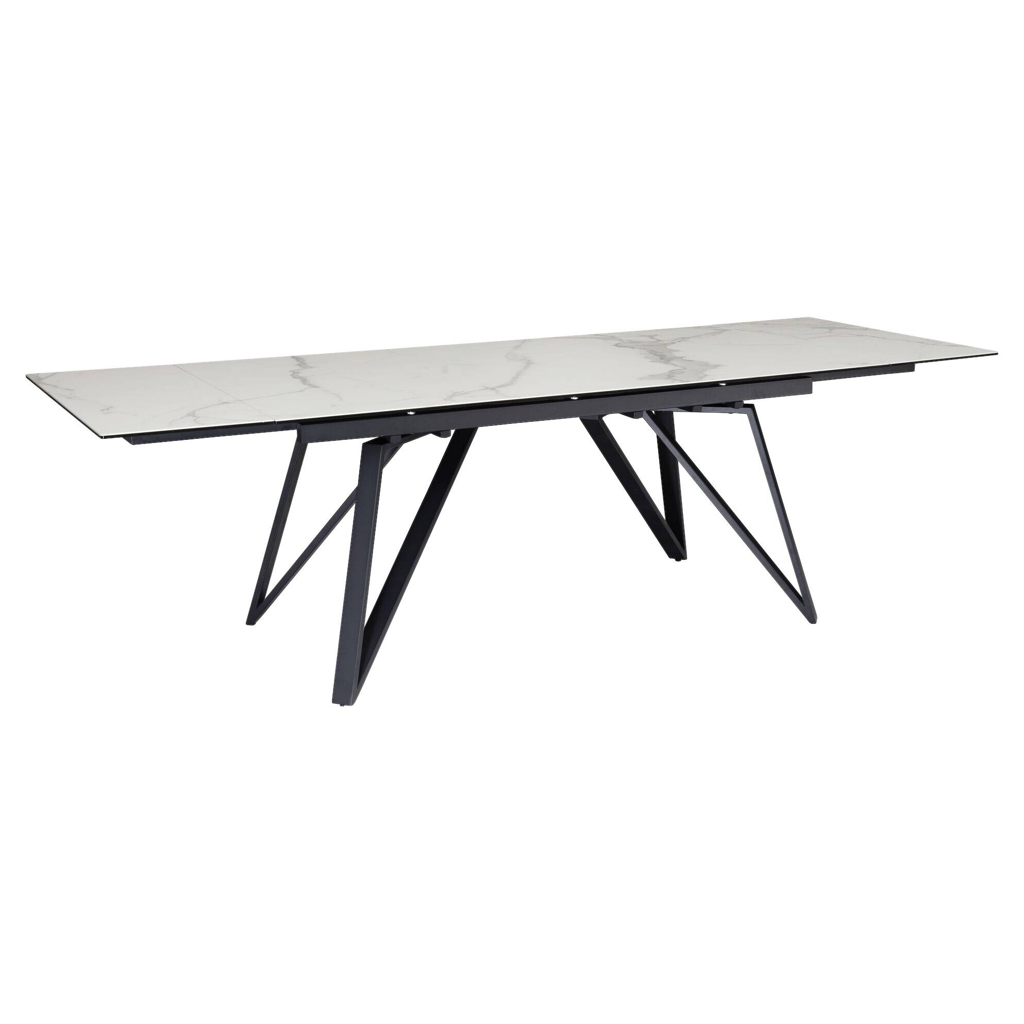 Wohnling Esstisch weiß Marmor Optik B/H/T: ca. 180x76x95 cm