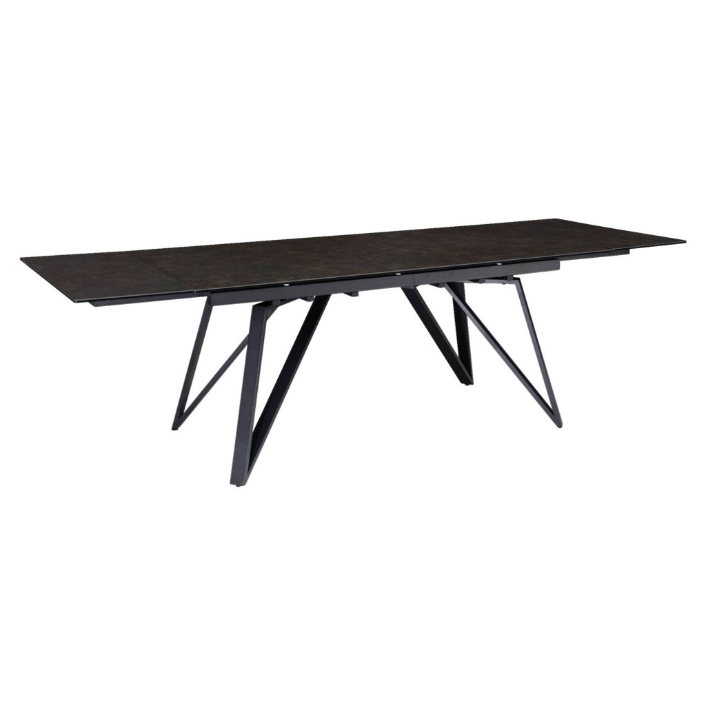 Wohnling Esstisch schwarz Marmor Optik B/H/T: ca. 180x76x95 cm