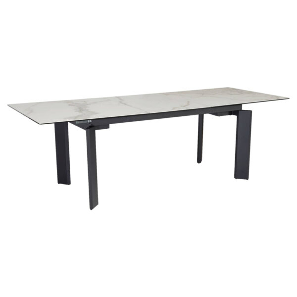 Wohnling Esstisch weiß Marmor Optik B/H/T: ca. 180x77x95 cm Wohnling Esstisch weiß Marmor Optik B/H/T: ca. 180x77x95 cm