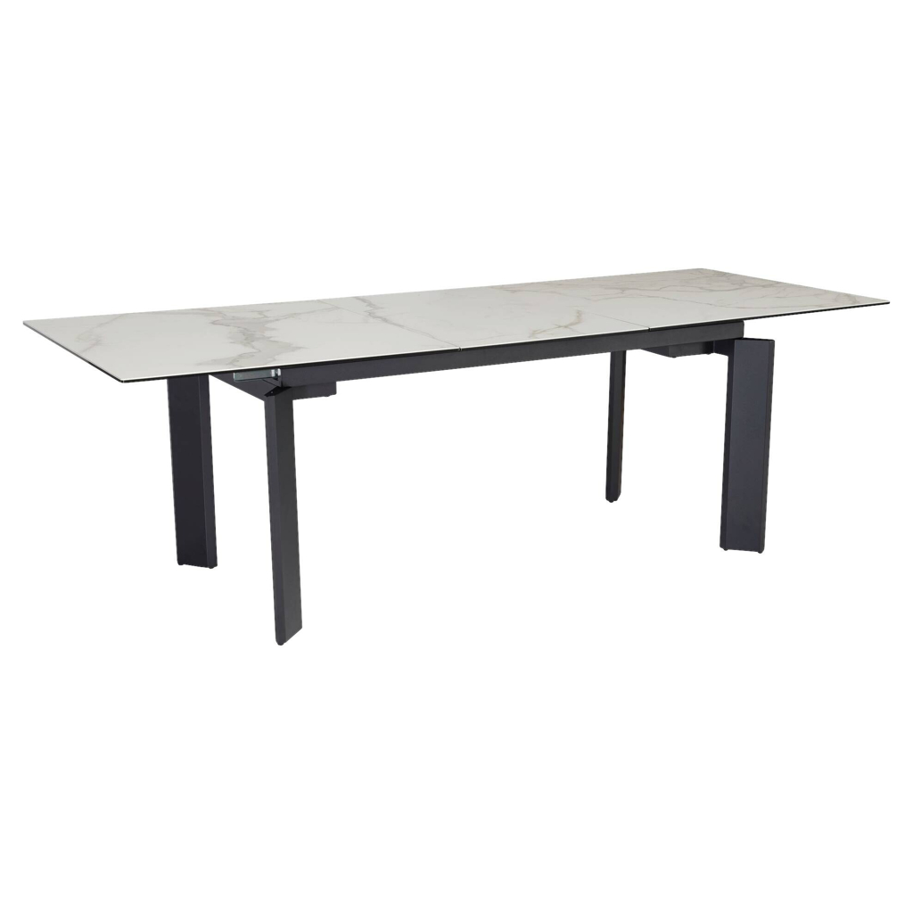 Wohnling Esstisch weiß Marmor Optik B/H/T: ca. 180x77x95 cm