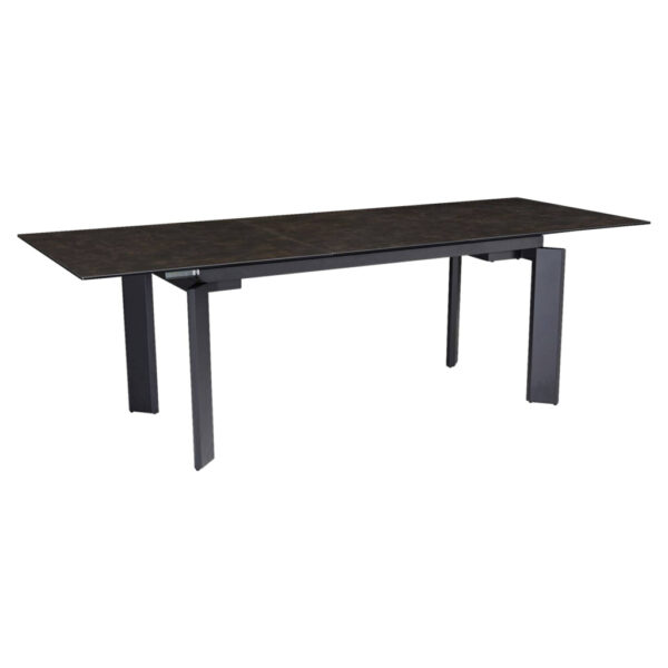 Wohnling Esstisch schwarz Marmor Optik B/H/T: ca. 180x77x95 cm Wohnling Esstisch schwarz Marmor Optik B/H/T: ca. 180x77x95 cm