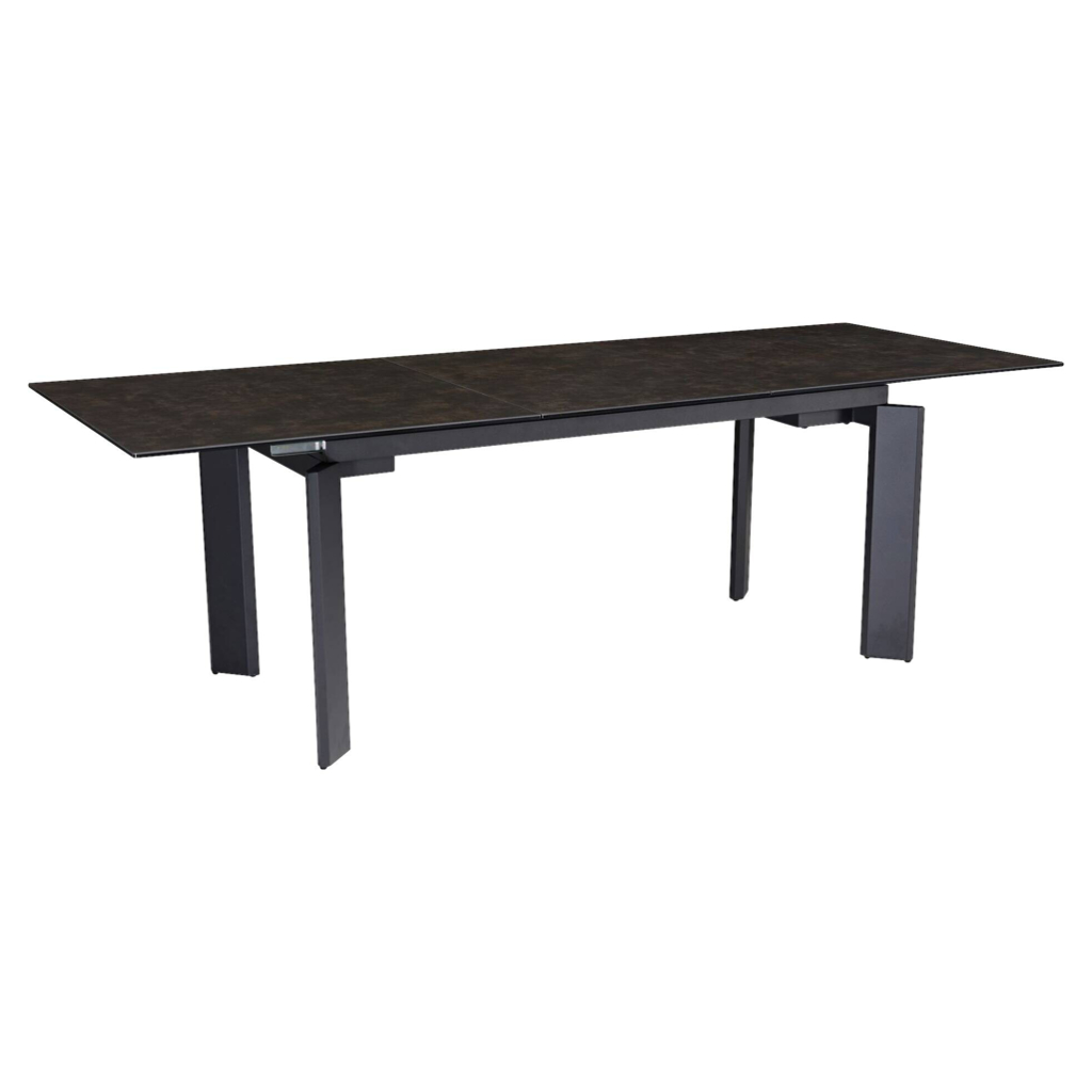 Wohnling Esstisch schwarz Marmor Optik B/H/T: ca. 180x77x95 cm