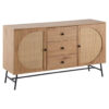 Wohnling Sideboard natur Eiche Optik B/H/T: ca. 140x80x40 cm