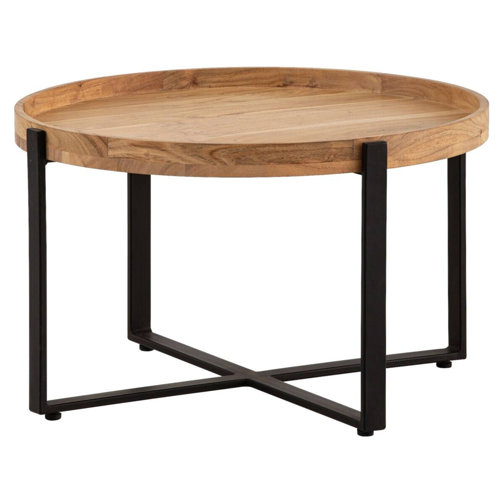 Wohnling Couchtisch braun H/D: ca. 36x60 cm