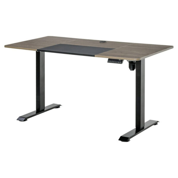 Vinsetto Schreibtisch 920-071V90BK natur Holz Nachbildung schwarz B/H/T: ca. 140x116x70 cm Vinsetto Schreibtisch 920-071V90BK natur Holz Nachbildung schwarz B/H/T: ca. 140x116x70 cm