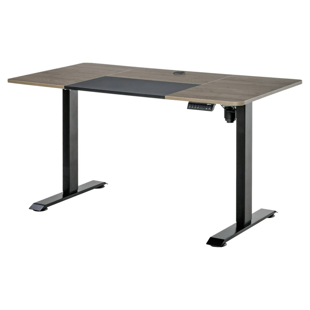 Vinsetto Schreibtisch 920-071V90BK natur Holz Nachbildung schwarz B/H/T: ca. 140x116x70 cm