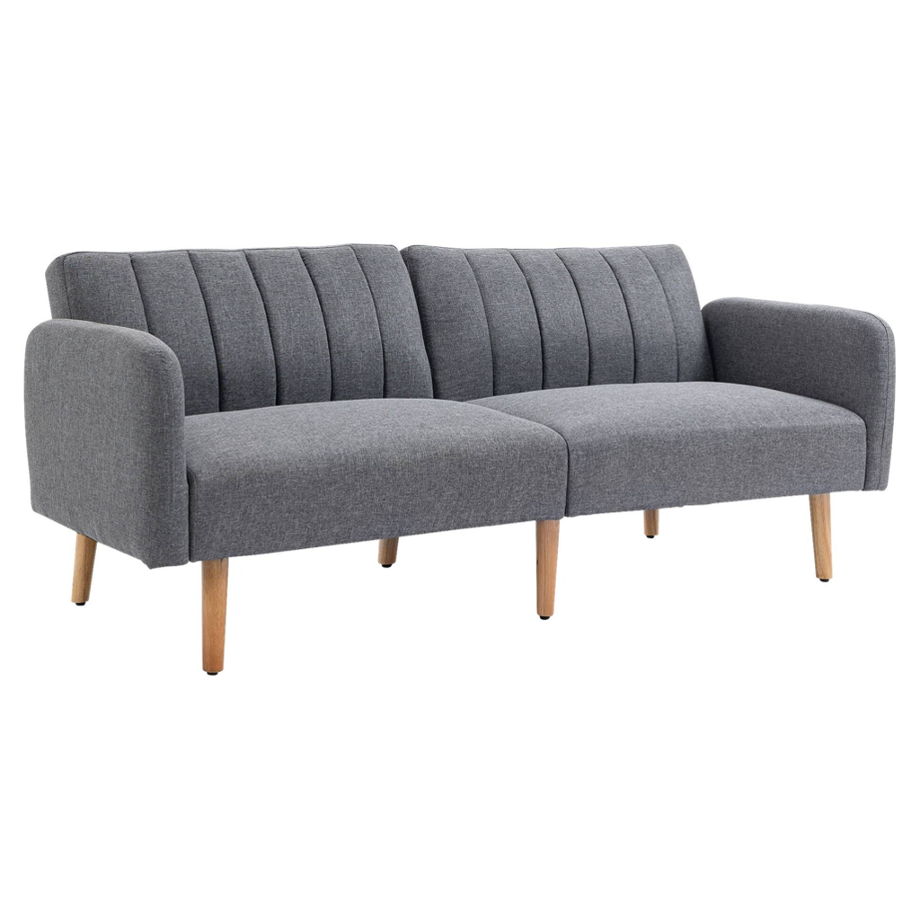 HOMCOM Schlafsofa 839-214GY grau B/H/T: ca. 173x73x75 cm