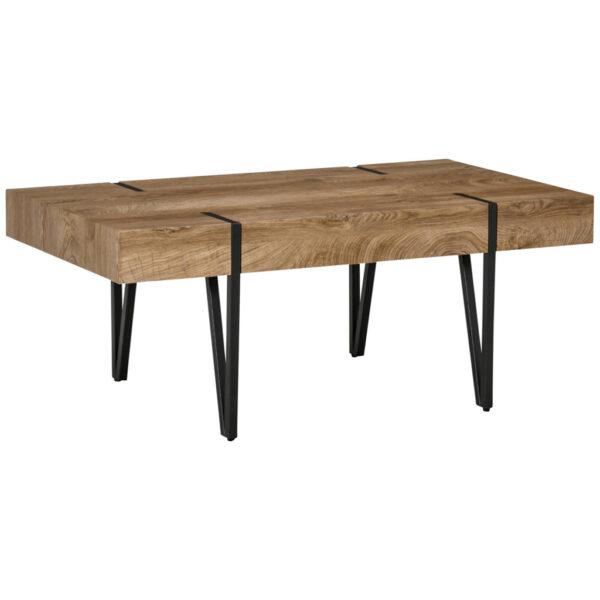 HOMCOM Couchtisch natur Optik B/H/T: ca. 105x42x60 cm HOMCOM Couchtisch natur Optik B/H/T: ca. 105x42x60 cm