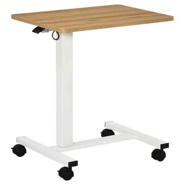 HOMCOM Schreibtisch 920-080 natur Holz Nachbildung weiß B/H/T: ca. 65x110x48 cm