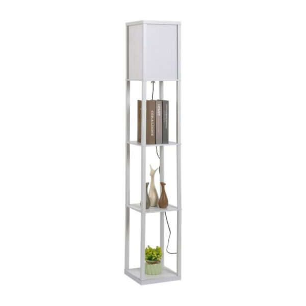 4251774974691 HOMCOM Stehlampe 833-623V90WT
weiß Acryl Kunststoff B/H/L: ca. 26x160x26 cm E27 1 Brennstellen