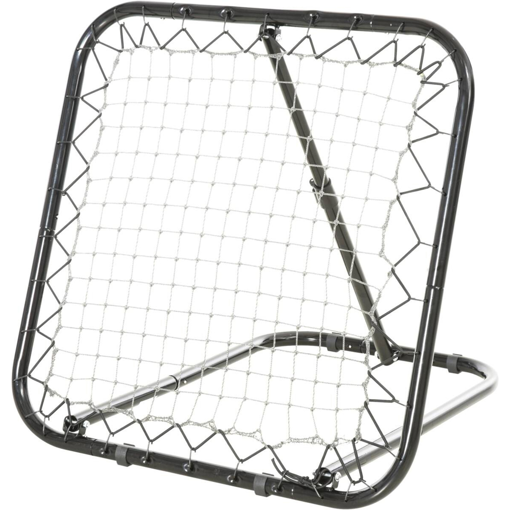 HOMCOM Rebounder schwarz B/H/T: ca. 84x84x11 cm
