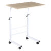HOMCOM Beistelltisch 836-057 weiß ahorn B/H/T: ca. 60x78x40 cm