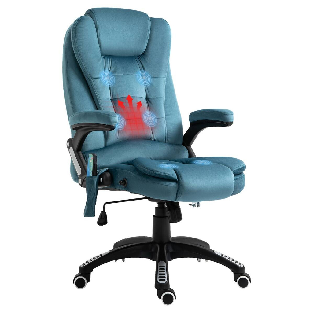 Vinsetto Massagestuhl blau B/H/L: ca. 72x68x120 cm