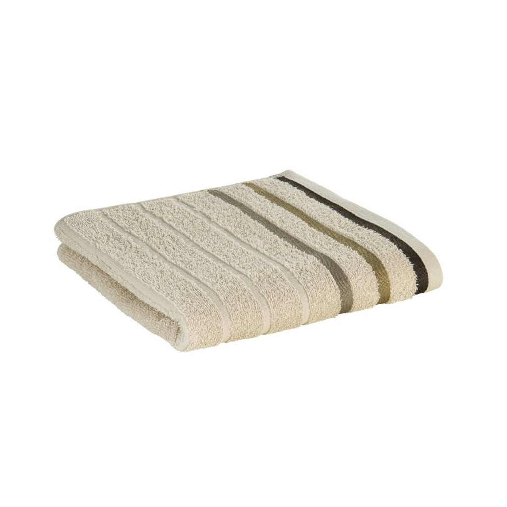 oh cosy Handtuch Marta sand Baumwolle B/L: ca. 50x100 cm