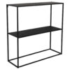 POCO Konsolentisch Chloe schwarz Metall B/H/T: ca. 80x80x27 cm