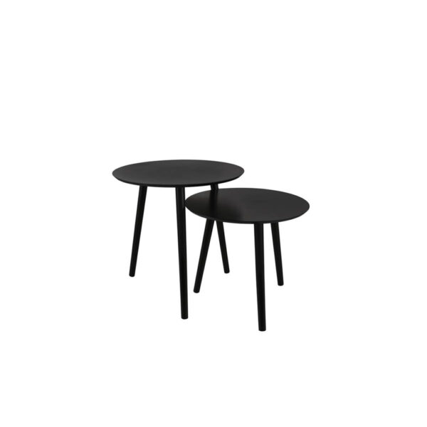 POCO Beistelltisch Vilma schwarz H/D: ca. 50x50 cm