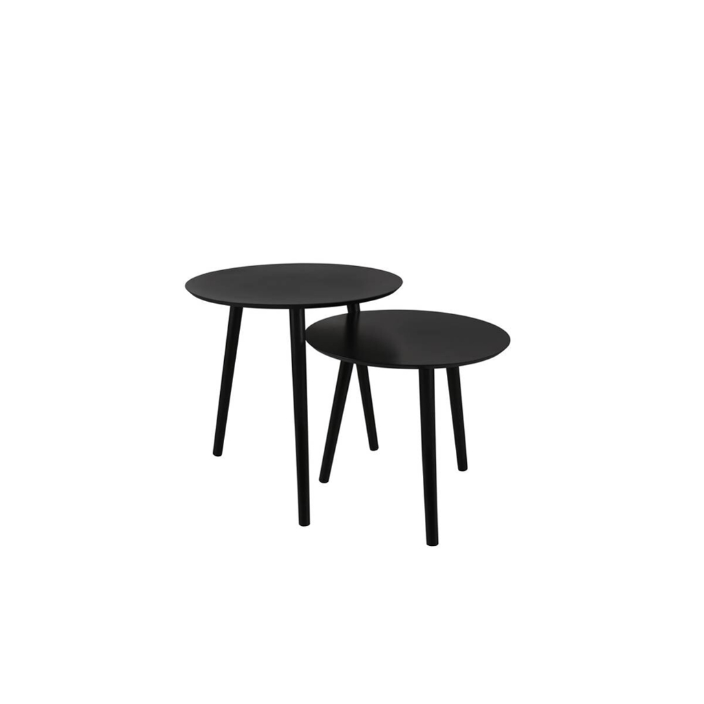 POCO Beistelltisch Vilma schwarz H/D: ca. 50x50 cm
