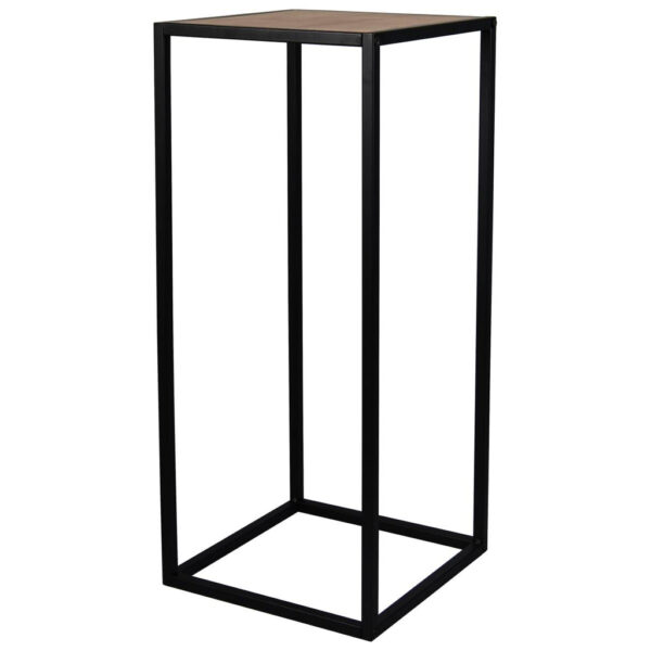 POCO Beistelltisch Valery Eiche Artisan Nachbildung schwarz Metall MDF B/H/T: ca. 30x70x30 cm POCO Beistelltisch Valery Eiche Artisan Nachbildung schwarz Metall MDF B/H/T: ca. 30x70x30 cm