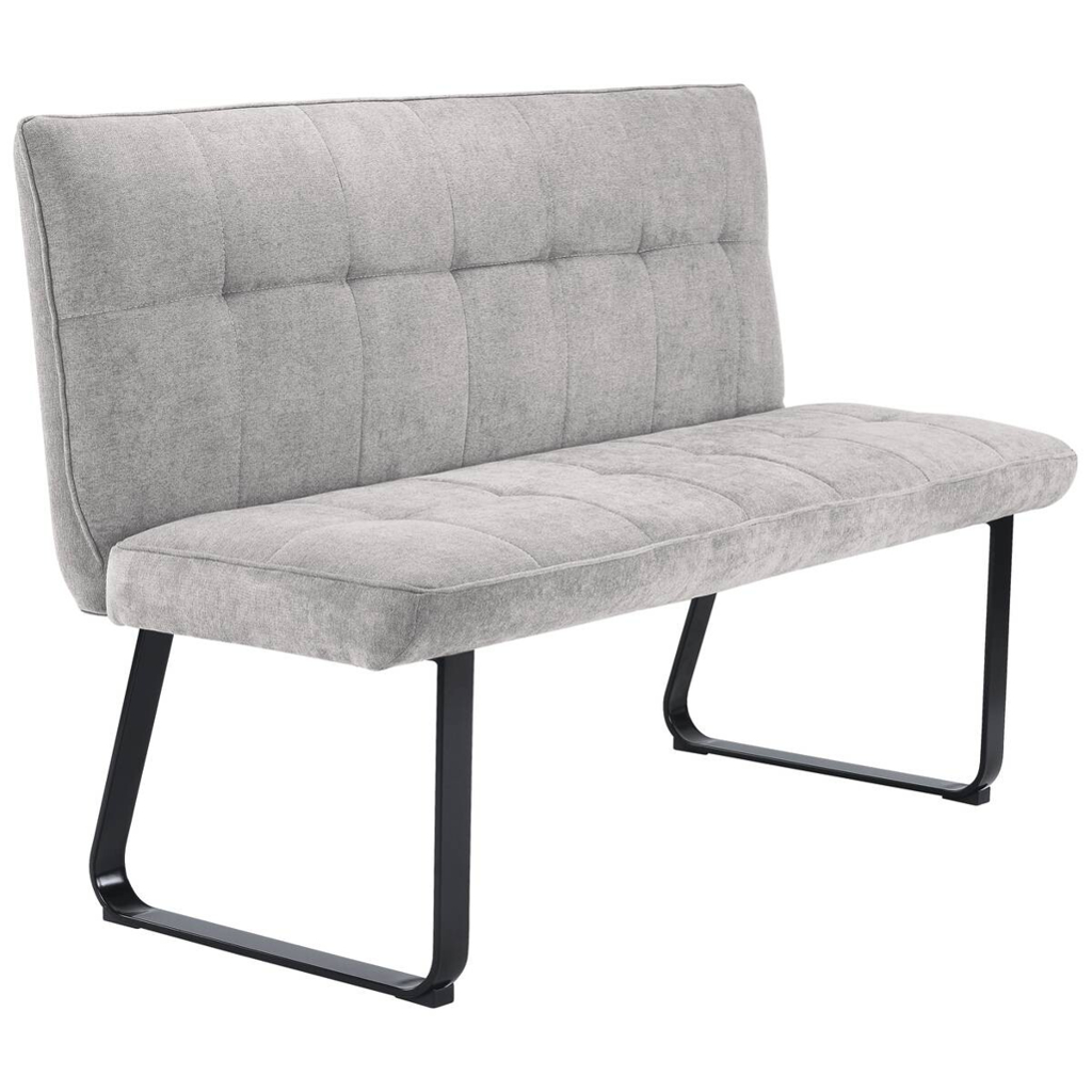 byLIVING Bank TALEA hellgrau B/H/T: ca. 140x92x59 cm