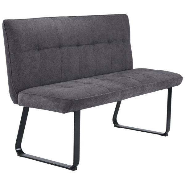byLIVING Bank TALEA dunkelgrau B/H/T: ca. 140x92x59 cm byLIVING Bank TALEA dunkelgrau B/H/T: ca. 140x92x59 cm
