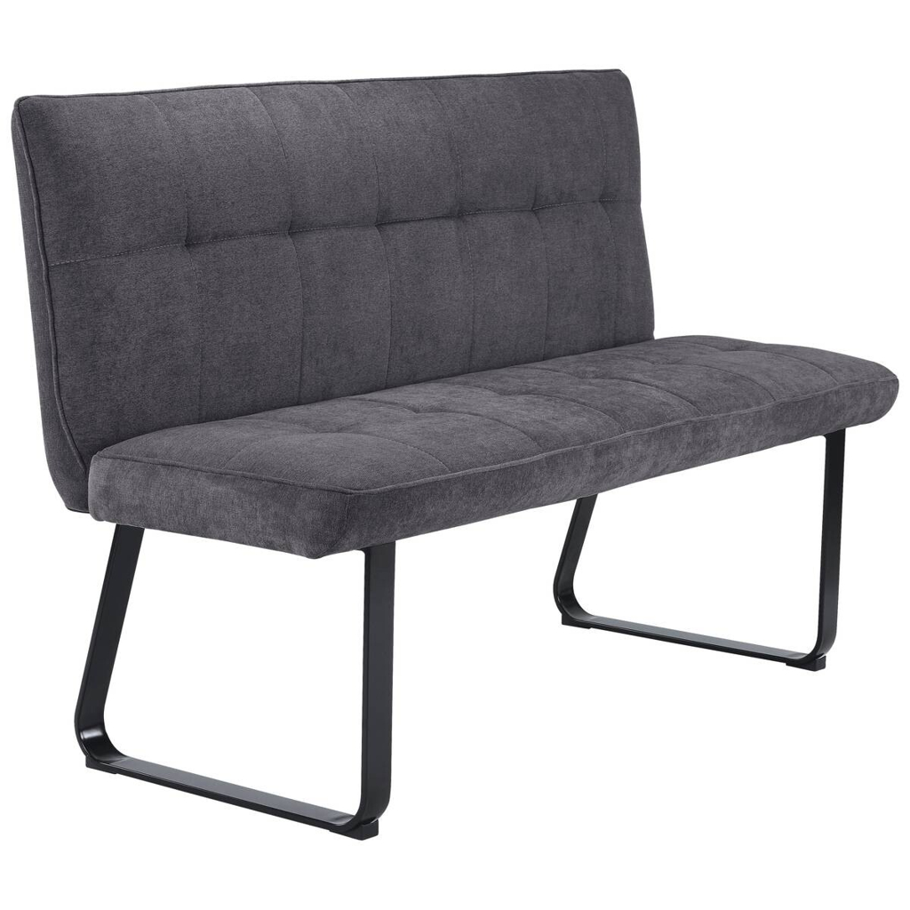 byLIVING Bank TALEA dunkelgrau B/H/T: ca. 140x92x59 cm