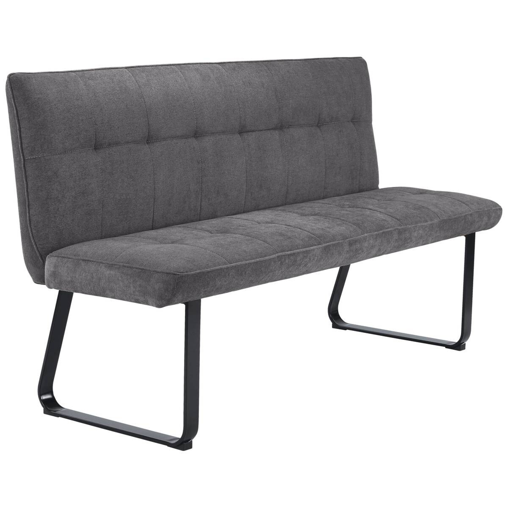 byLIVING Bank TALEA dunkelgrau B/H/T: ca. 160x92x59 cm