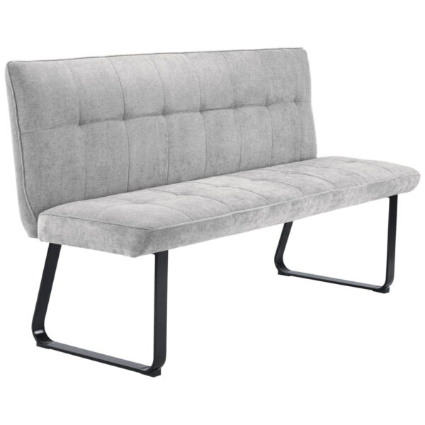 byLIVING Bank TALEA hellgrau B/H/T: ca. 160x92x59 cm