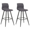 byLIVING Barhocker SIMONE 2er-Set anthrazit Webstoff B/H/T: ca. 42x103x51 cm