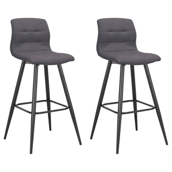byLIVING Barhocker SIMONE 2er-Set anthrazit Webstoff B/H/T: ca. 42x103x51 cm byLIVING Barhocker SIMONE 2er-Set anthrazit Webstoff B/H/T: ca. 42x103x51 cm