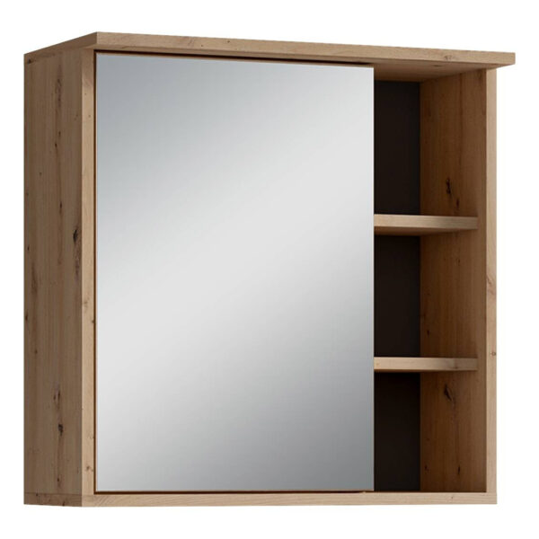 Spiegelschrank WELLNESS
Eiche Artisan Nachbildung B/H/T: ca. 60x61x28 cm