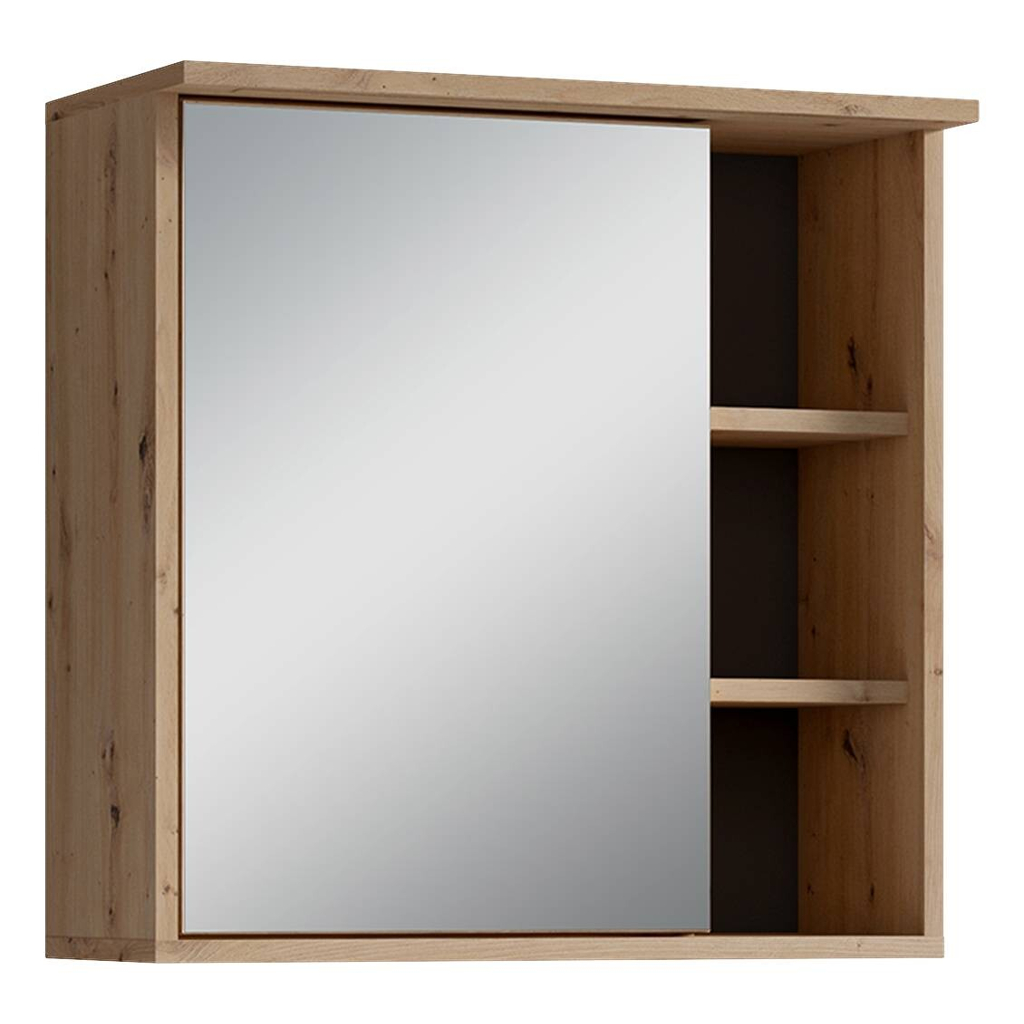 Spiegelschrank WELLNESS
Eiche Artisan Nachbildung B/H/T: ca. 60x61x28 cm