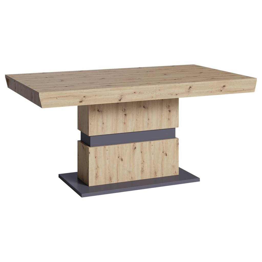 byLIVING Tisch MATTHEW Eiche Nachbildung anthrazit B/H/T: ca. 160x75x90 cm