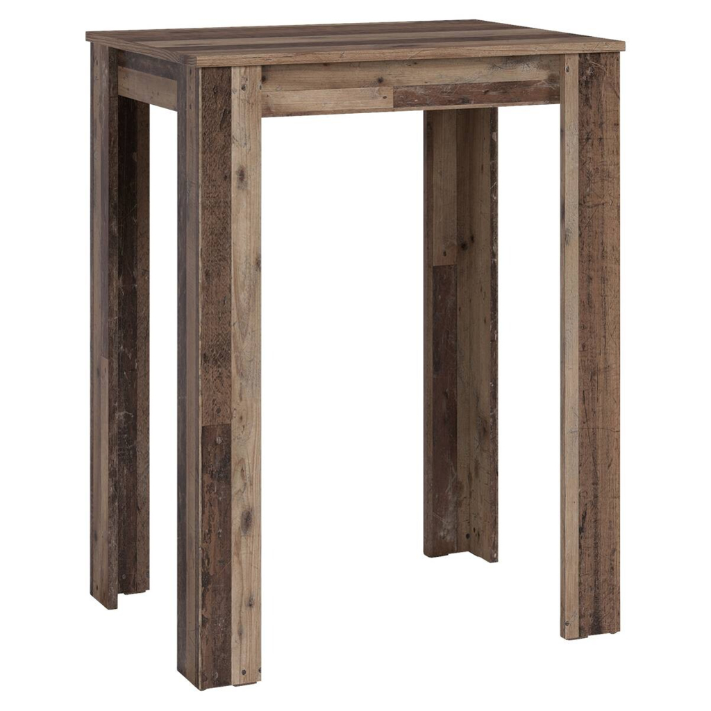 byLIVING Bartisch NELE Eiche Old Wood Nachbildung Holzwerkstoff B/H/T: ca. 80x104x60 cm