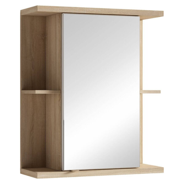 Spiegelschrank NEBRASKA
Eiche Nachbildung B/H/T: ca. 60x70x25 cm