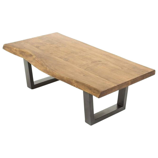 byLIVING Couchtisch JUDY natur seidenmatt schwarz pulverbeschichtet B/H/T: ca. 120x45x60 cm