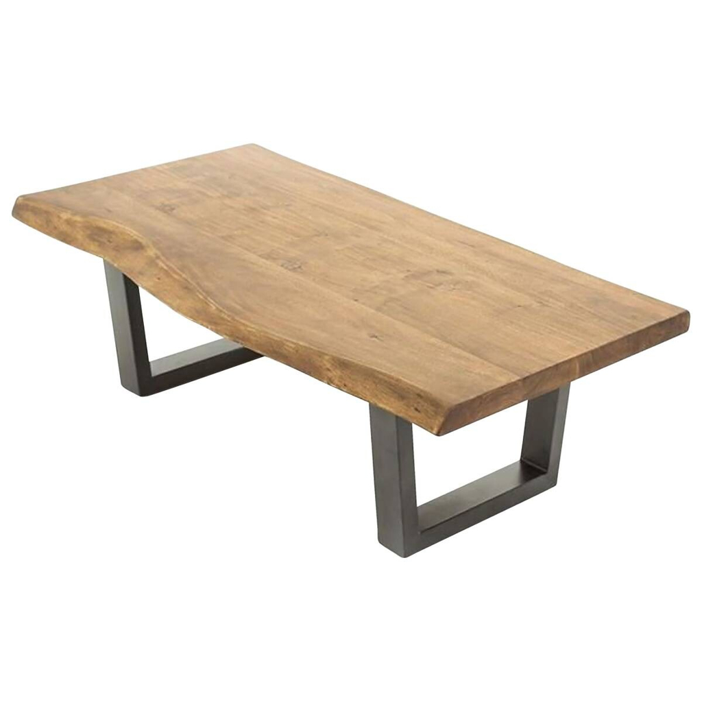 byLIVING Couchtisch JUDY natur seidenmatt schwarz pulverbeschichtet B/H/T: ca. 120x45x60 cm