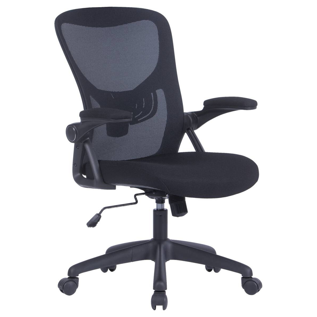byLIVING Chefsessel FLEX schwarz schwarz schwarz Webstoff Netzstoff Kunststoff
