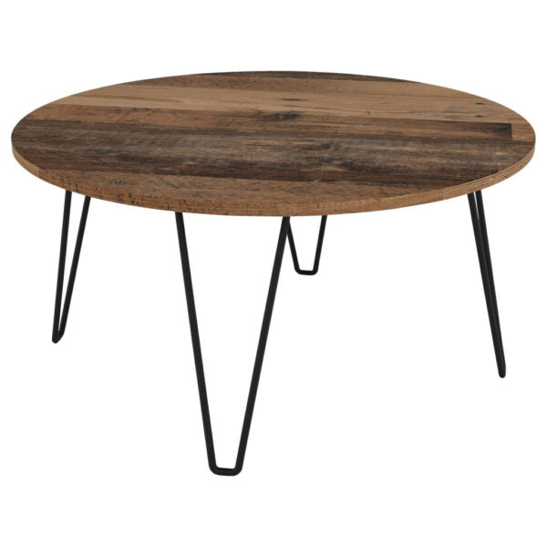 byLIVING Couchtisch FLAIR Eiche Old Wood Nachbildung schwarz pulverbeschichtet